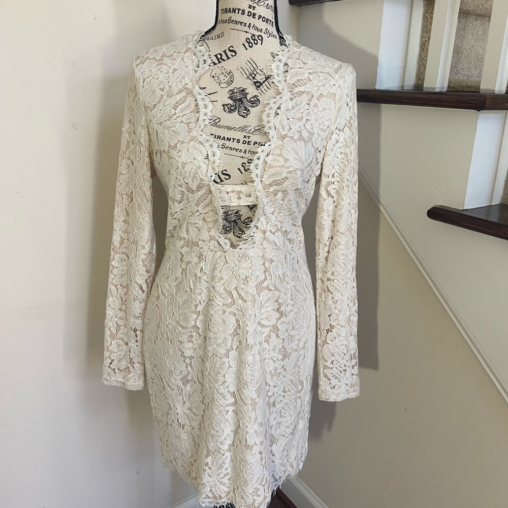 Misguided lace dress